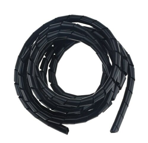 11-60m Range UV Resistant Black Polyethylene Spiral Wrap