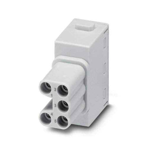 5 Pole 400 V / 16 A Female Power Insert Push-in connection